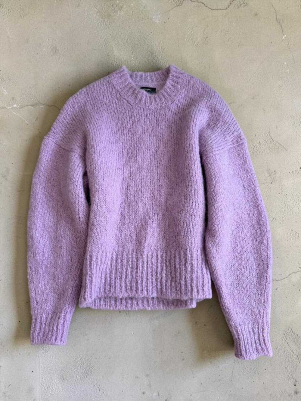ISABEL MARANT Purple MoHair Blend Sweater Size 38 US 6